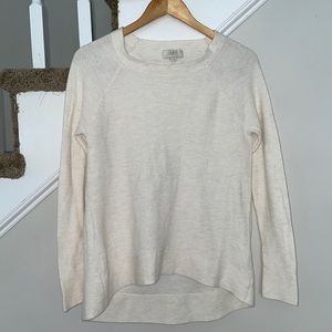 LOFT • L/S Cream Top